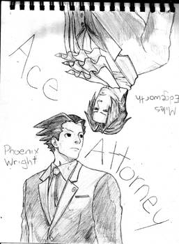 Phoenix Wright and Miles Edgeworth-1