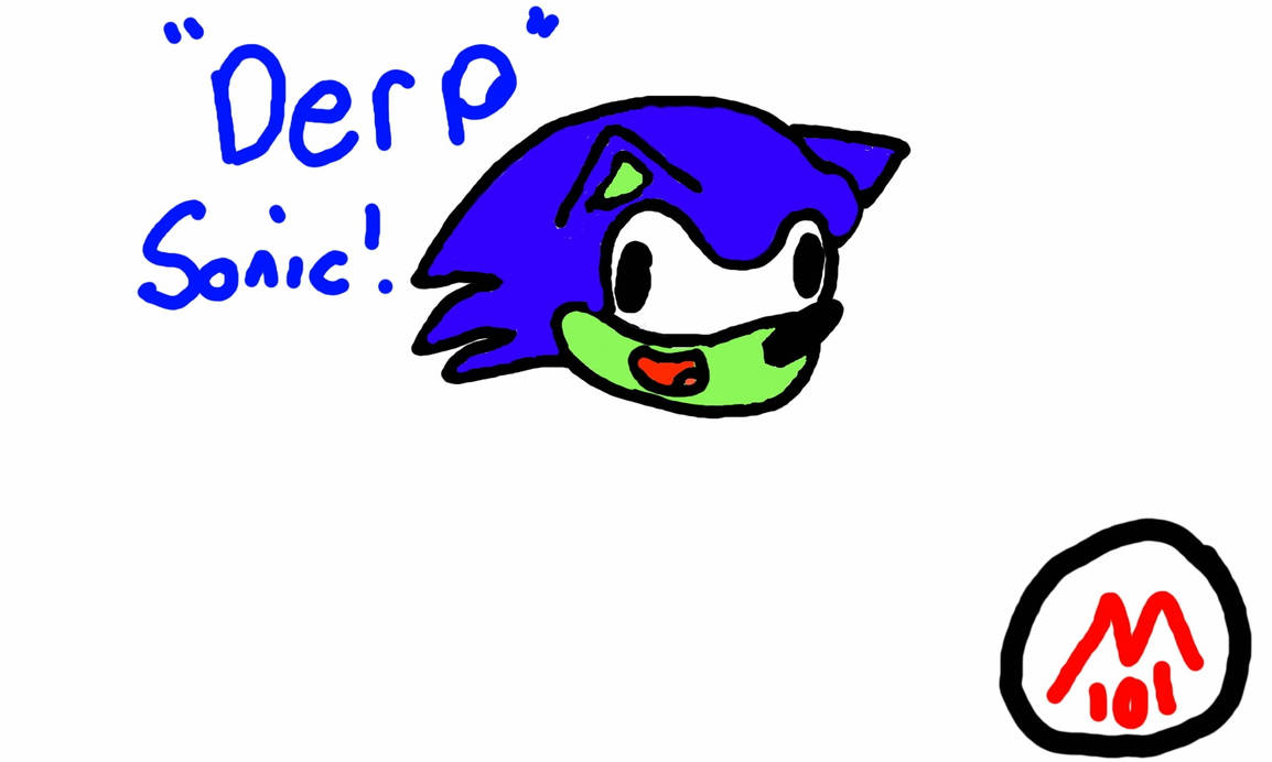 Derp Sonic by Mario-Evolution on DeviantArt