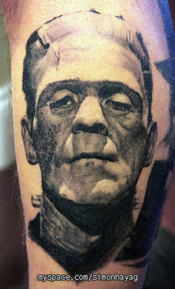 frankenstein tattoo