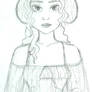 Avatar-style Padme sketch