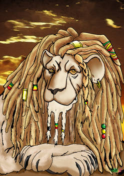 rasta lion