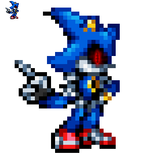 Metal Sonic Sprite Sheet by ZMK30 on DeviantArt