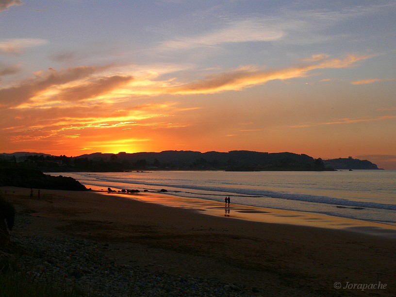 Sunset in Espasa beach 2