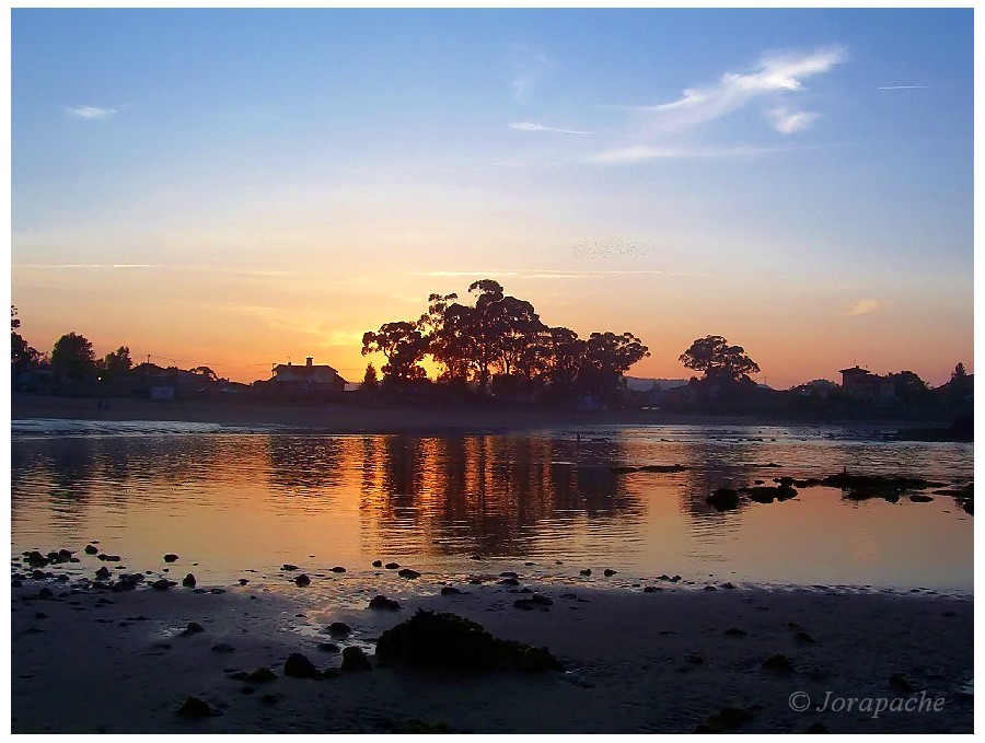 Sunset in La Isla beach