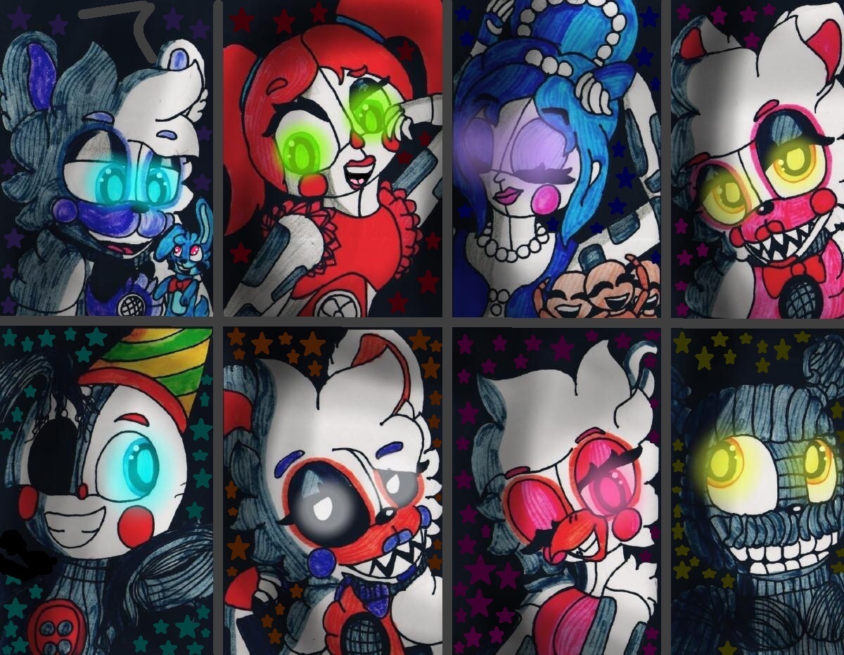 FNAF / Advanced Models Team by Lanney-Dann on DeviantArt