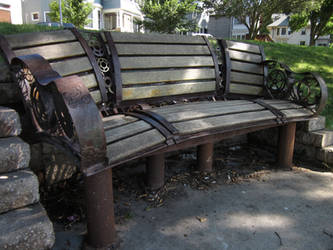 Steampunk bench