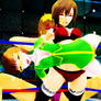 [MMD WRESTLING]Meiko and Chie 2 on 1 Match (5)