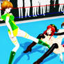 [MMD WRESTLING]2 on 1 PT.1