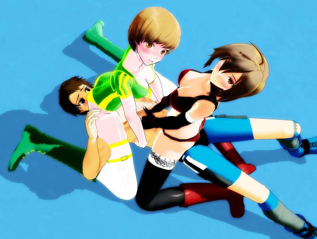 MMD Mixed Wrestling Dominate! by tousato on DeviantArt.