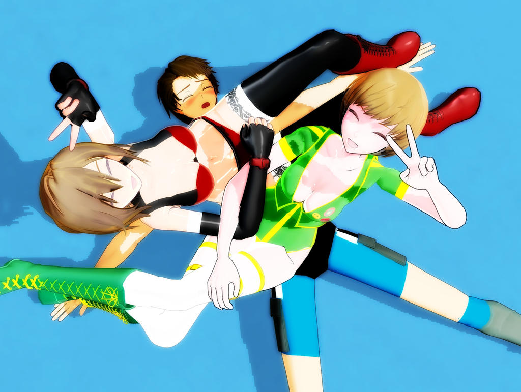 [MMD Mixed Wrestling]Dominate! 