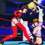 Marie Rose and Nanako vs Chie 2