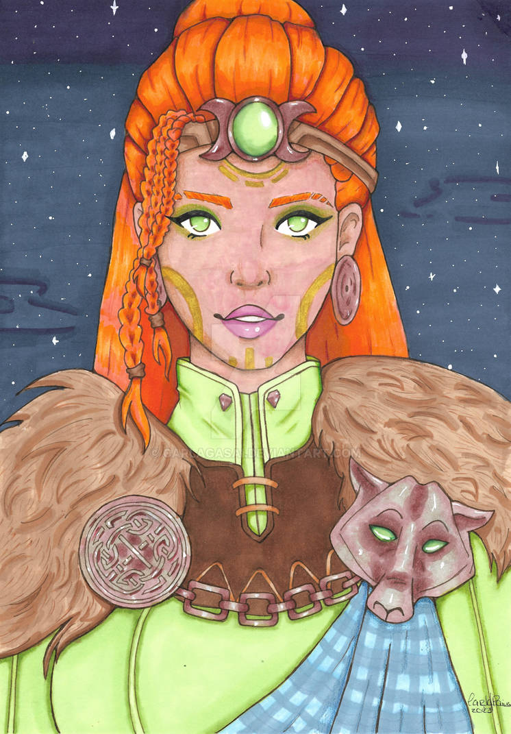 Artio Portrait - The Bear Goddess