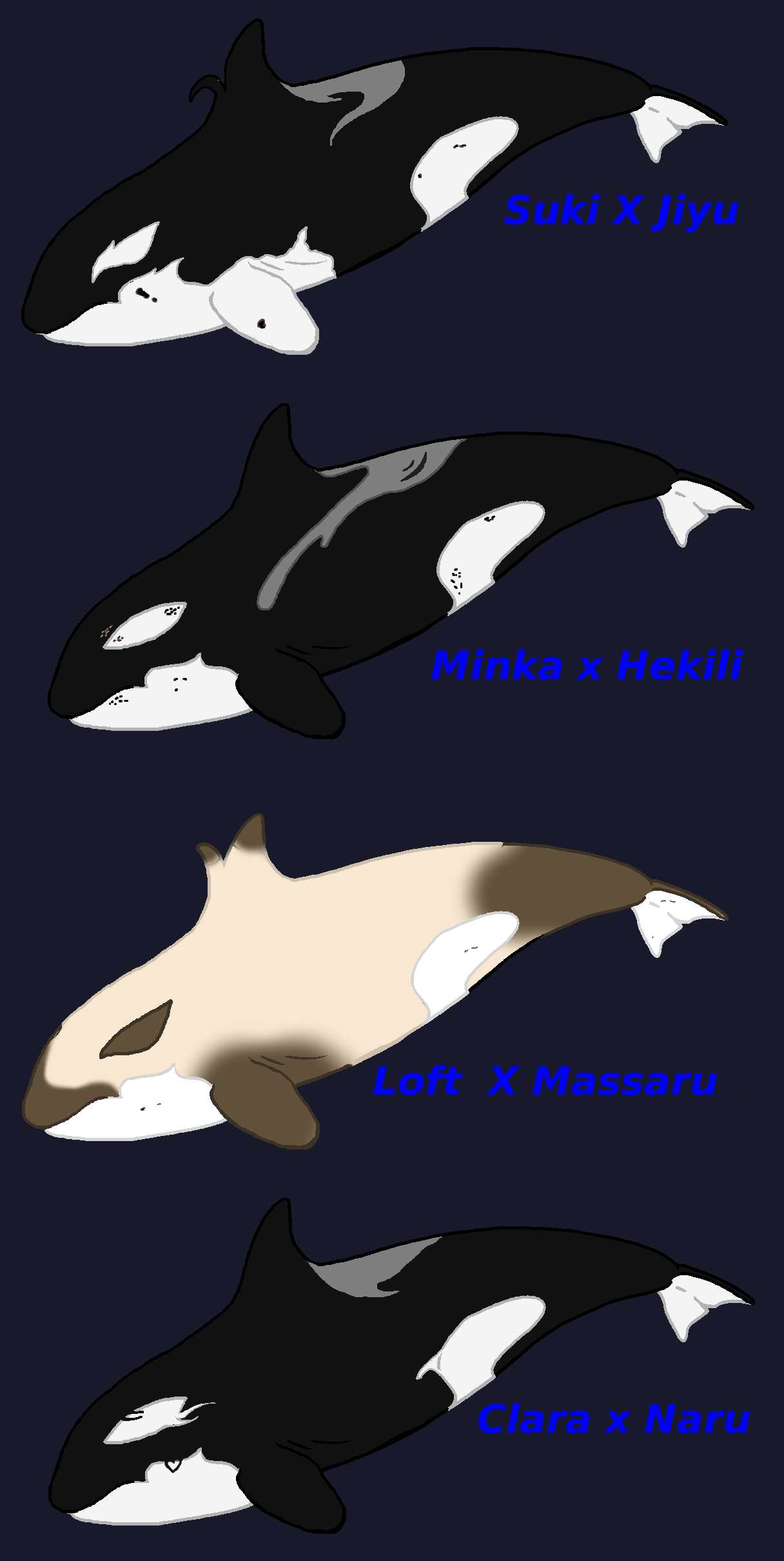 Orca calfs for Maaliks-World