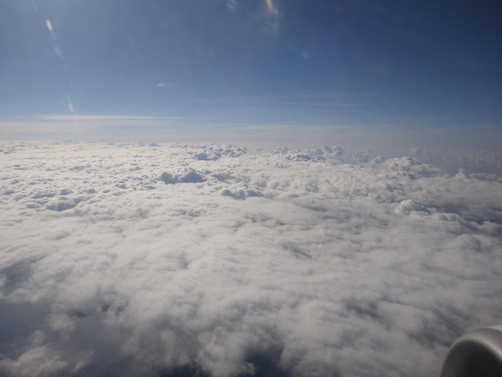 clouds from above
