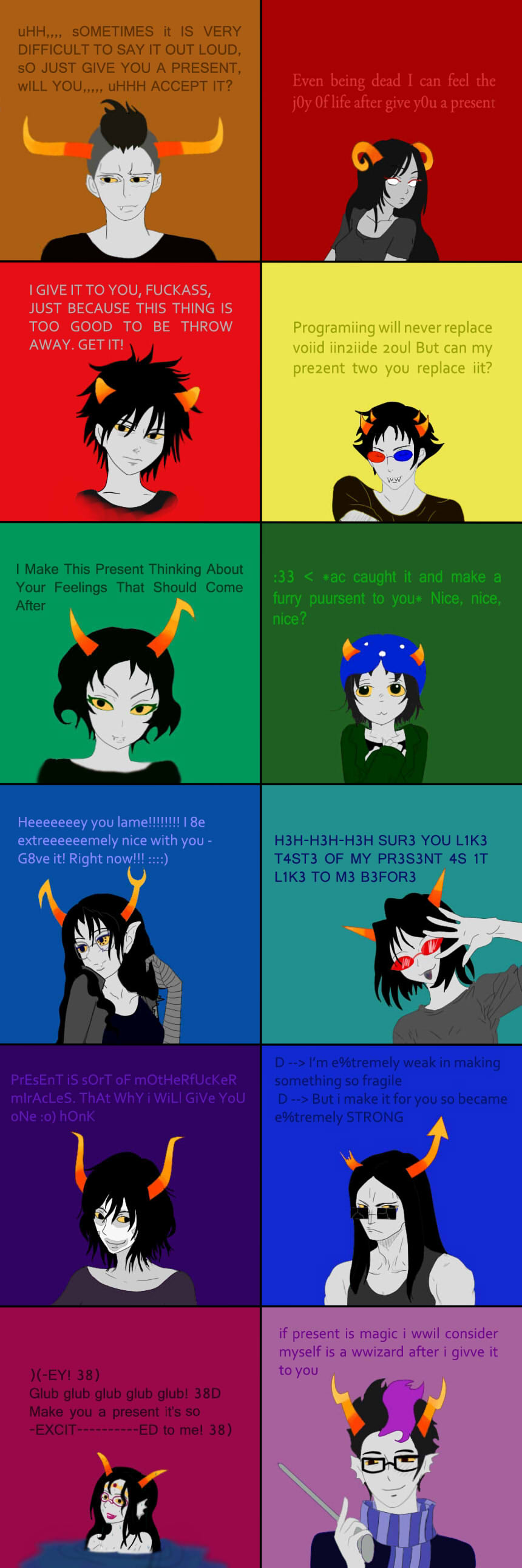 Homestuck Gifts Cards