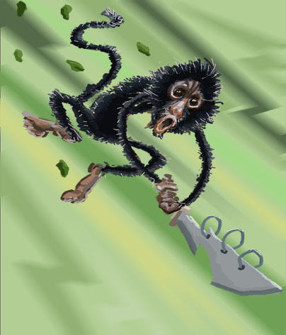 Spider Monkey Deviantart spider monkey by gaudi3000 on DeviantArt