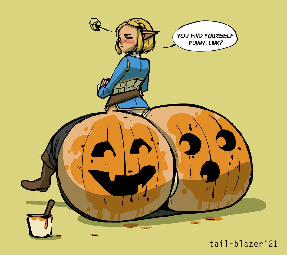 Pumpkin Butt Zelda by Tail Blazer on DeviantArt