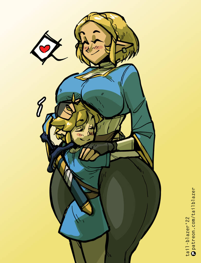 Zelda Snuggles by TailBlazer on DeviantArt