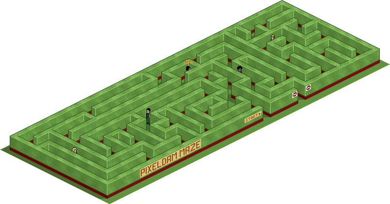 PixelDam Maze