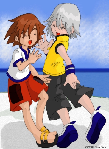 Chibi Sora and Chibi Riku 3