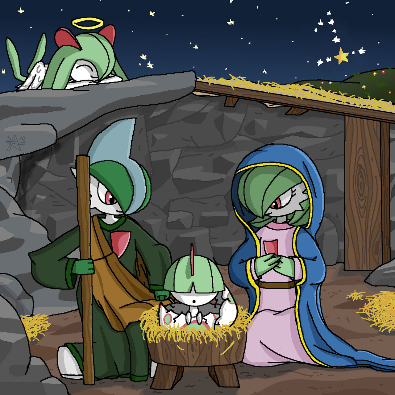 Deviantart Nativity A Psychic Nativity - Day 1 by San10r on DeviantArt