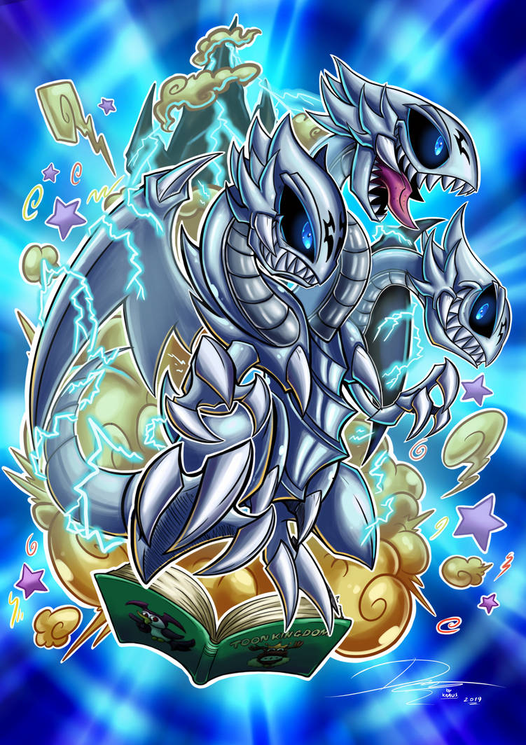 Blue Eyes Toon Ultimate Dragon by KrausIllustration on DeviantArt