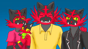 Pokemon furries: Dave and his family