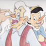 Geppetto and Pinocchio- Fathers Day