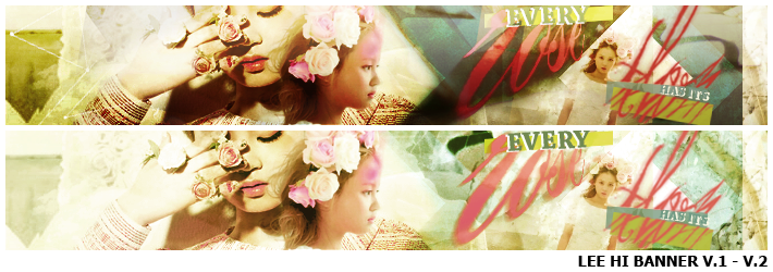 Rose - Lee Hi banners