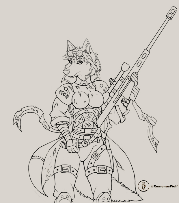 Dutchess NCR Armor: Line Art