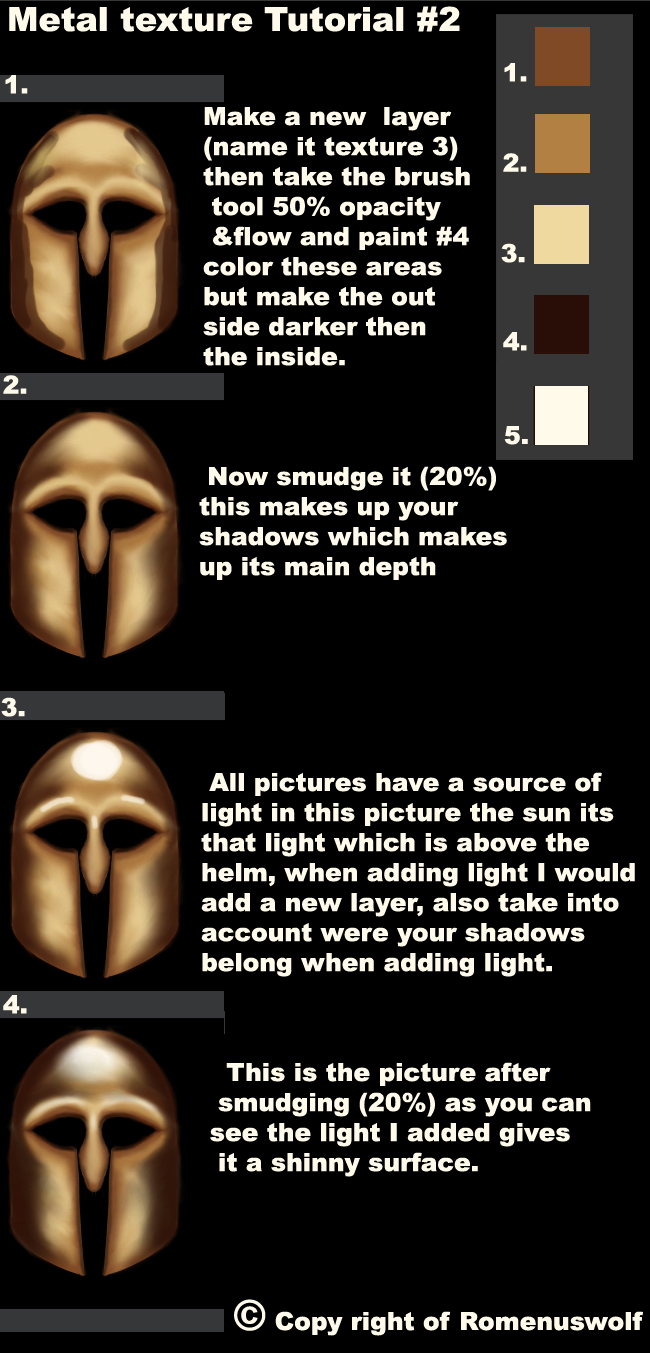 Metal texture tutorial: part 2