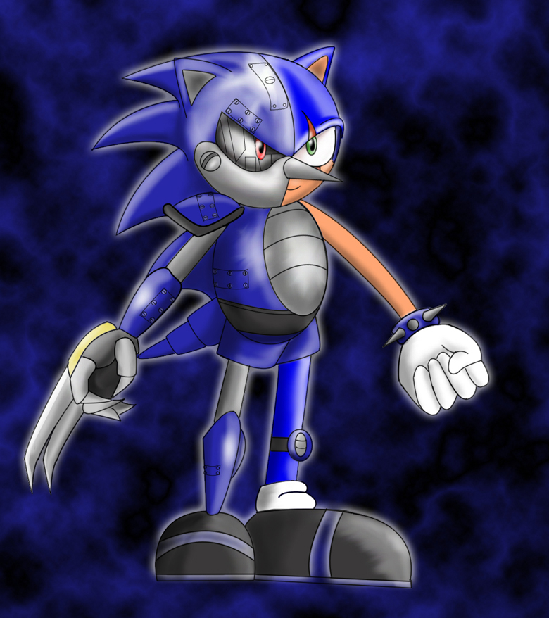 Sonic With Android Sonic android clone: colored by RomenusWolf on DeviantArt