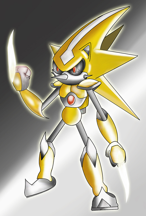 Super Neo Metal Sonic by cybervader311 on DeviantArt