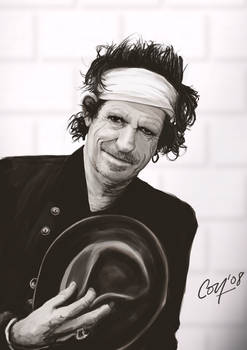 Keith Richards Portrait