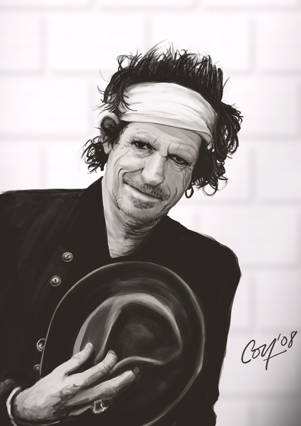 Keith Richards Portrait