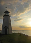 Shooting Star Lighthouse by LovelyBPhotography