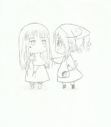 Chibi Fem Holy Rome and Felica