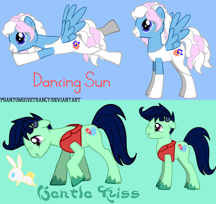 MLP OCs #2 (Dancing Sun, Gentle Kiss)