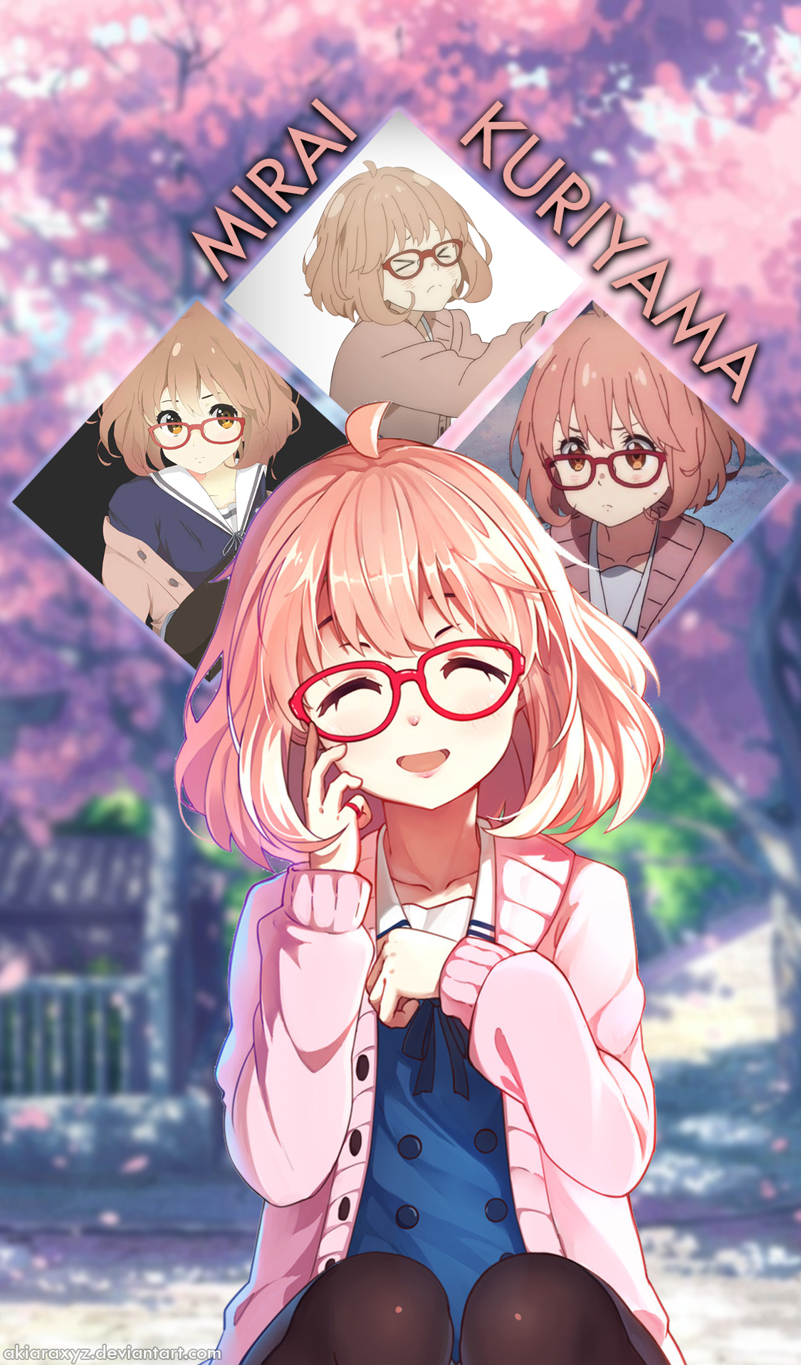 Anime Beyond The Boundary Mirai Kuriyama Facebook Cover Photo