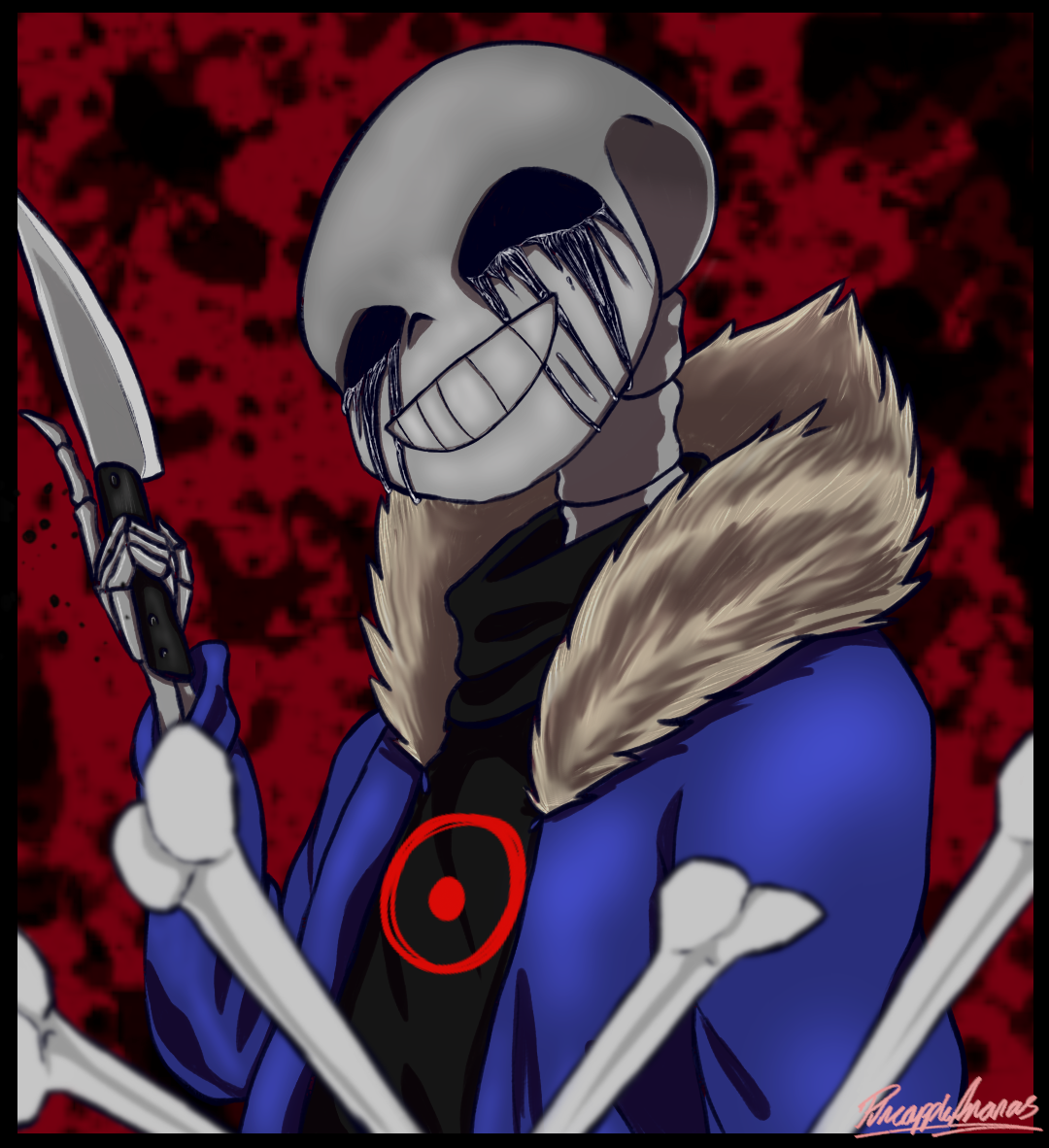 Killer Sans by PineappleAnanas on DeviantArt