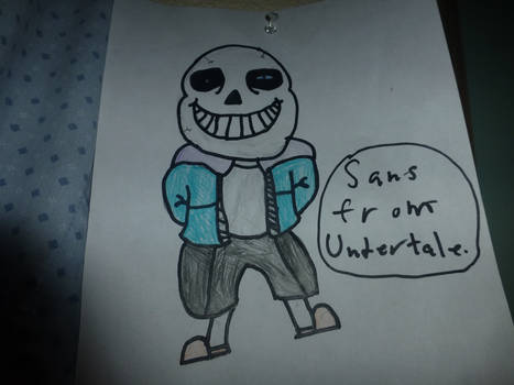 Sans i drew irl