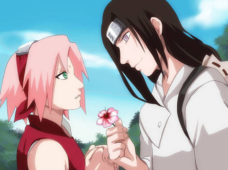 Neji Over Flowers