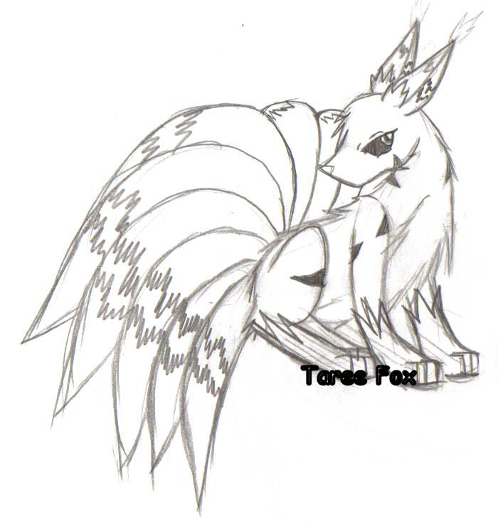 Chibi Female Ninetailed Fox by Taree-Fox on DeviantArt