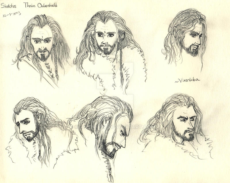 Thorin Oakenshield - Face study