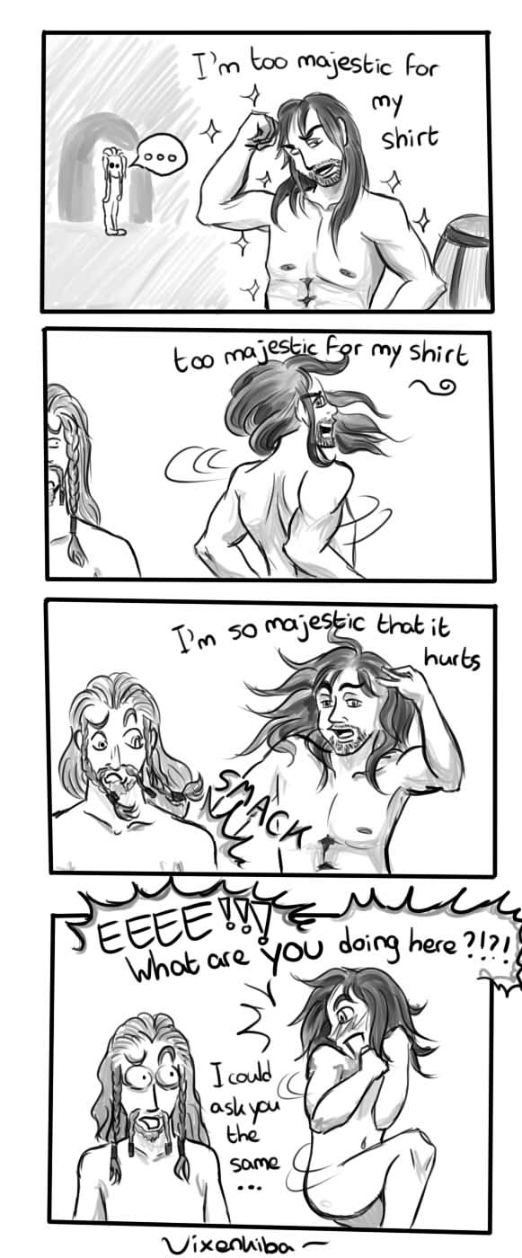 Majestic Kili - 4 panel comic