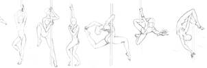 [Pose Study] 01 - Pole Dancing