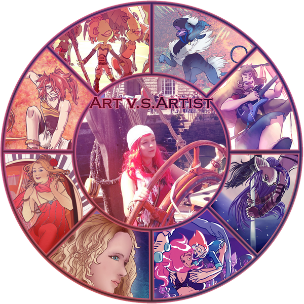 Art VS Artist Meme + Template Download by Vixenkiba