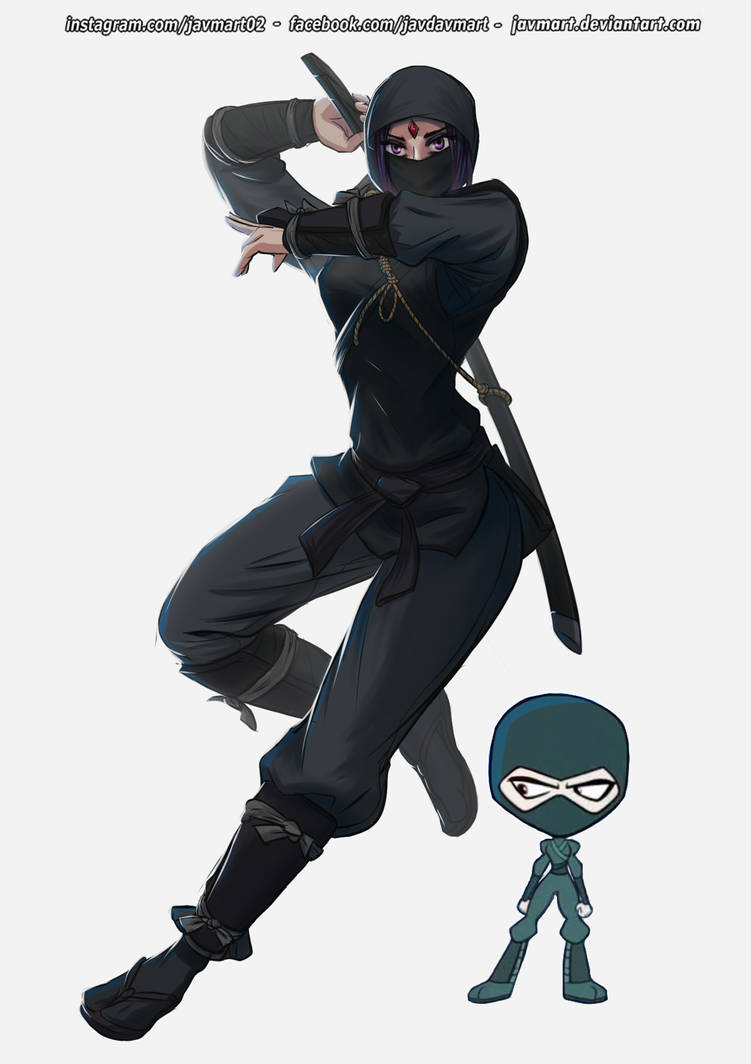 Raven-Ninja Costume by JavMart on DeviantArt