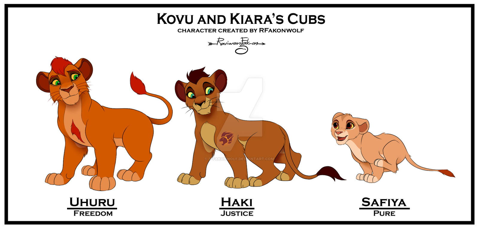 Lion King Kiara Kovu Cubs Lion King Kiara Kovu Cubs