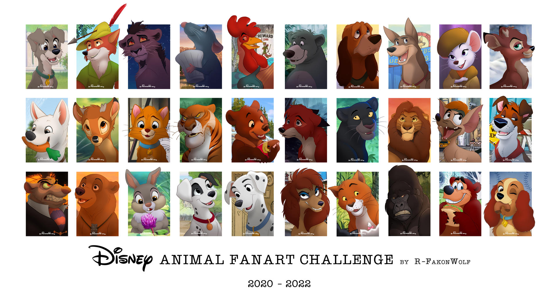 Disney Animal - Fanart Challenge by R-FakonWolf on DeviantArt